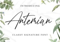 Antemian Font - Featured Image