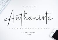 Anthanista Font - Featured Image