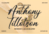 Anthony Tillotson Font - Featured Image