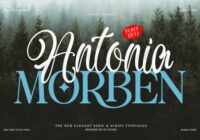 Antonia Morben Duo Font - Featured Image