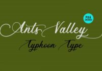 Ants Valley Font - Featured Image