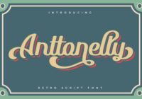 Anttonelly Font - Featured Image