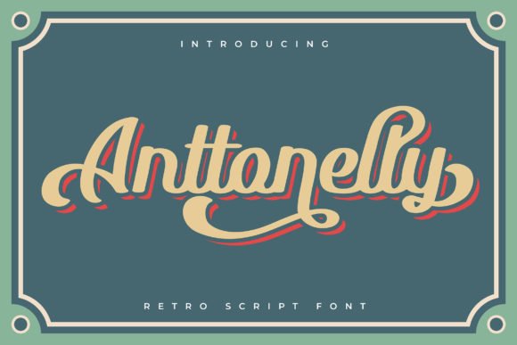 Anttonelly Font - Featured Image