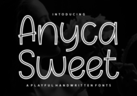 Anyca Sweet Font - Featured Image