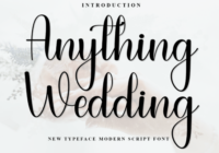 Anything Wedding Font - Featured Image