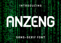 Anzeng Font - Featured Image