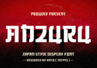 Anzuru Font - Featured Image