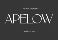Apelow Font - Featured Image