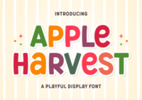 Apple Harvest Font - Featured Image