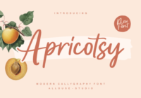 Apricotsy Font - Featured Image