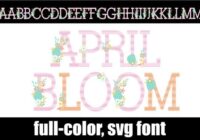 April Bloom Font - Featured Image
