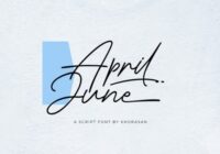April June Font - Featured Image