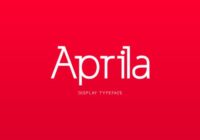 Aprila Font - Featured Image