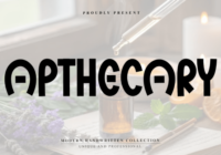 Apthecary Font - Featured Image