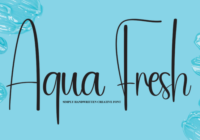 Aqua Fresh Font - Featured Image