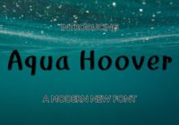 Aqua Hoover Font - Featured Image