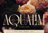 Aqualim Signature Font - Featured Image