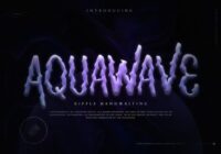 Aquawave Font - Featured Image