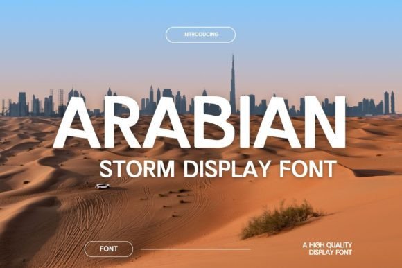 Arabian Storm Font - Featured Image