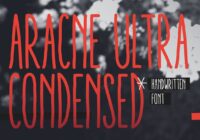 Aracne Ultra Condensed Font - Featured Image