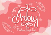Arbiy Font - Featured Image