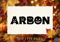 Arbon Font - Featured Image