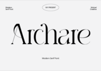 Archare Font - Featured Image