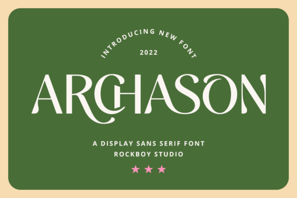 Archason Font - Featured Image