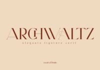 Archwaltz Font - Featured Image