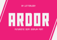 Ardor Font - Featured Image