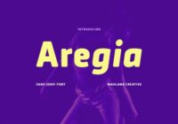 Aregia Font - Featured Image