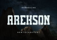 Arekson Font - Featured Image