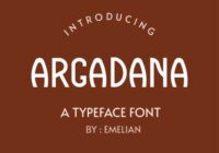 Argadana Font - Featured Image