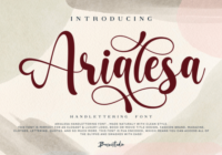Arialesa Font - Featured Image