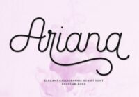 Ariana Script Font - Featured Image