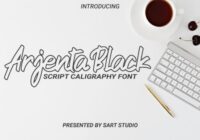 Arjenta Black Font - Featured Image