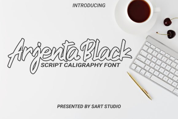 Arjenta Black Font - Featured Image