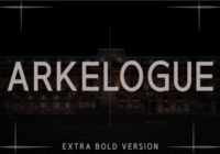 Arkelogue Extra Bold Font - Featured Image