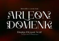 Arleon Domenk Font - Featured Image