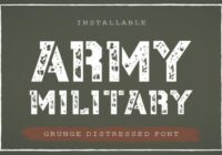 Army Military Font - Featured Image
