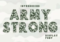 Army Strong Font - Featured Image