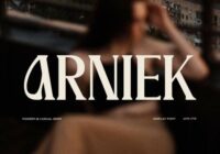 Arniek Reguler Font - Featured Image
