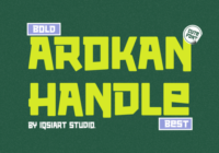 Arokan Handle Font - Featured Image