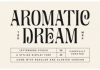 Aromatic Dream Font - Featured Image