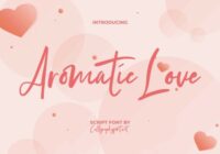 Aromatic Love Font - Featured Image