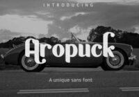 Aropuck Font - Featured Image