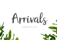 Arrivals Font - Featured Image