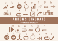 Arrows Dingbats Font - Featured Image