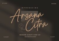 Arsana Citra Font - Featured Image