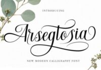Arsegtosia Font - Featured Image